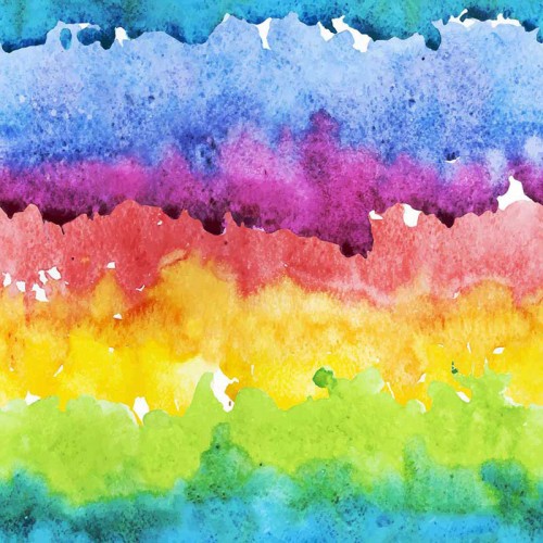 Gemaltes Aquarellbild